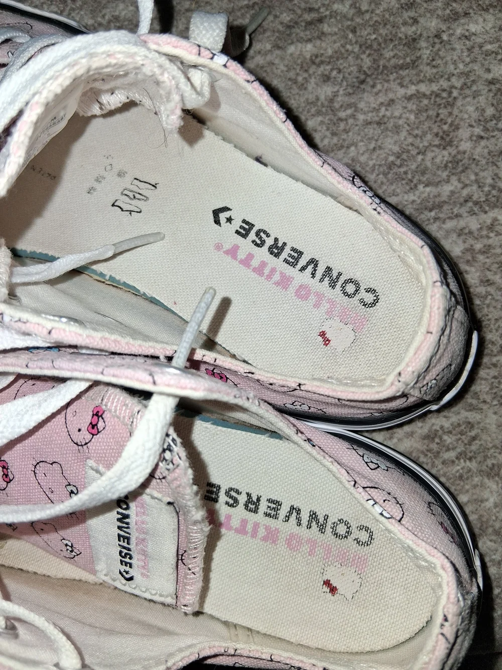 Hello Kitty x Converse Pink Low Top Sneakers